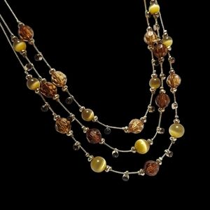 M. Haskell Triple Row Necklace NWT Rare